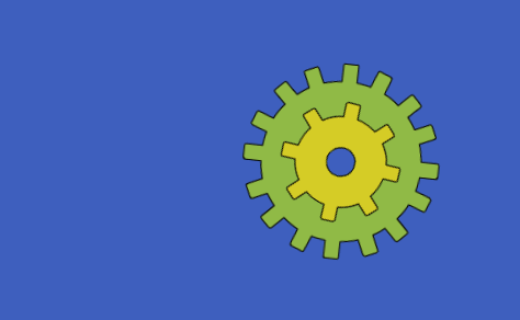 gears with background color animation
