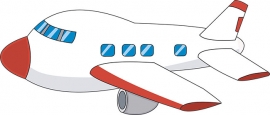 airplane clipart cartoon style 5772