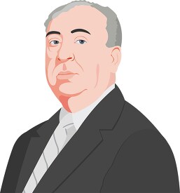 alfred hitchcock film director clipart