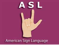 american sign language clipart