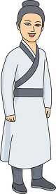 ancient china male wearing robe