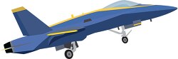 blue Angel FA18 hornet military jet clipart image