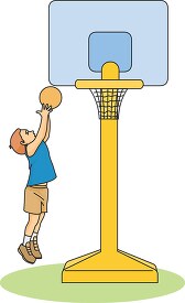 child playing basketball 22