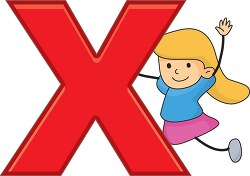 children alphabet letter x