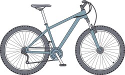 cross country bicycle clipart