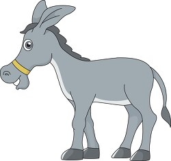 donkey cartoon style clipart 914