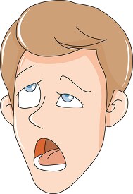 dumbfounded facial expression clipart
