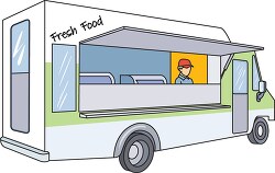fresh food truck clipart 7A