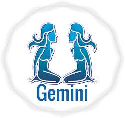 horoscope gemini astrology sign vector clipart