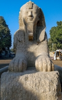 Alabaster Sphinx Memphis Egypt 1097a 