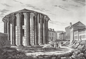 Ancient Rome Temple Of Vesta