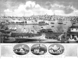 Bird's eye view of Philadelphia from across the Delaware 1875 Hi