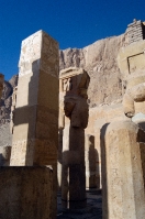 Carved Stone Columns Hatshepsut Temple Photo Image 