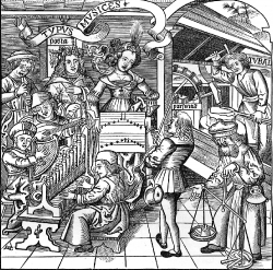 Chamber Of Music Medieval Illustration