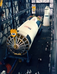 First stage of Saturn 505 launch vehicle