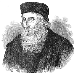 John Wiclif Medieval Illustration