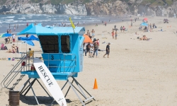 life guard station on pismo beach california