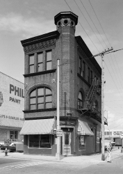 Old building downtown Nashville Tennessee historic photo
