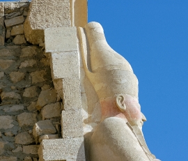 Osiris Statues Hatshepsut Temple Egypt Photo Image 