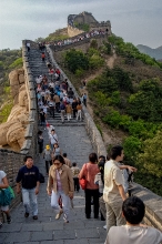 people at agreat wall china photo 6598