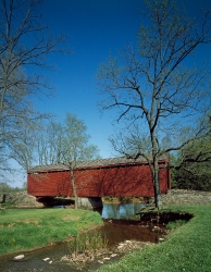 red covered Bridge Thurmont Maryland