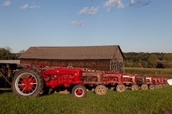 red tractors and tobacco barns in suffield connecticut 4