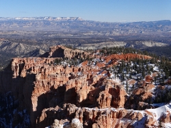 Sandstone hoodoos in Bryce Canyon National Park photo