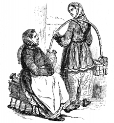Siberian Milk Women Historical Illustration