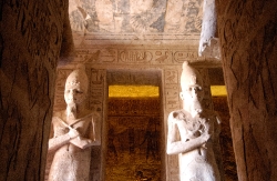 Statue In The Great Temple At Abu Simbel Nubia Egypt Photo