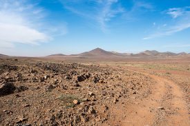 stone desert with mountains marrakesh 7629