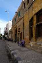 street scene alexandria egypt 1444