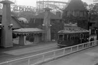 Streetcar at entrance of Glen Echo Park Marylandwing 1939