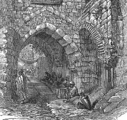 West Door Church of the Holy Sepulchre Illustration