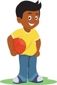 ready to play basketball clipart