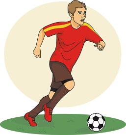 Spanish Soccer Player Clipart