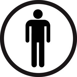 symbols accommodations mens restroom