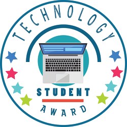 technology student award clipart 2