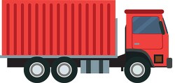 trucks with container transportation clipart