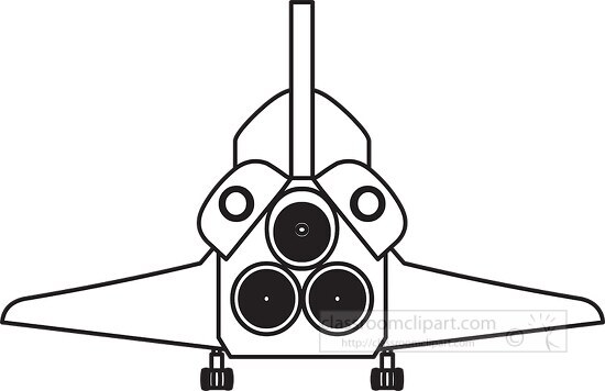 175 aircraft black white outline clipart
