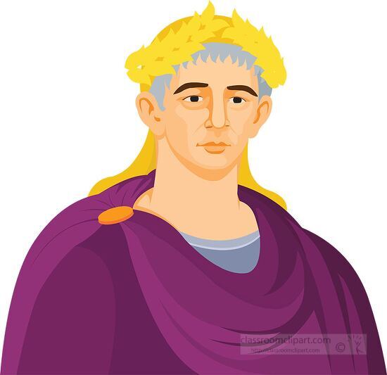 claudius ancient rome emperor clipart