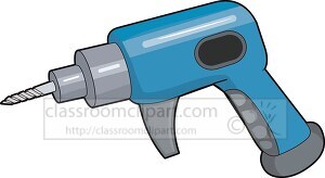 electric hand drill clipart image