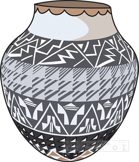 indian pottery clipart