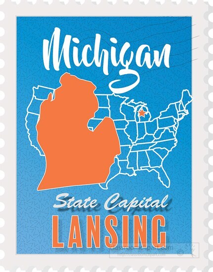 lansing_michigan_state-map-stamp-clipart.eps