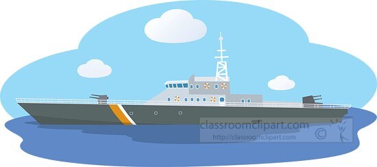 military vessel clipart