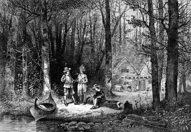 Arcadia in North Carolina Historical Illustration