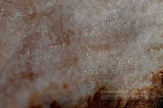 closeup of crystals minerals in geode photo 24