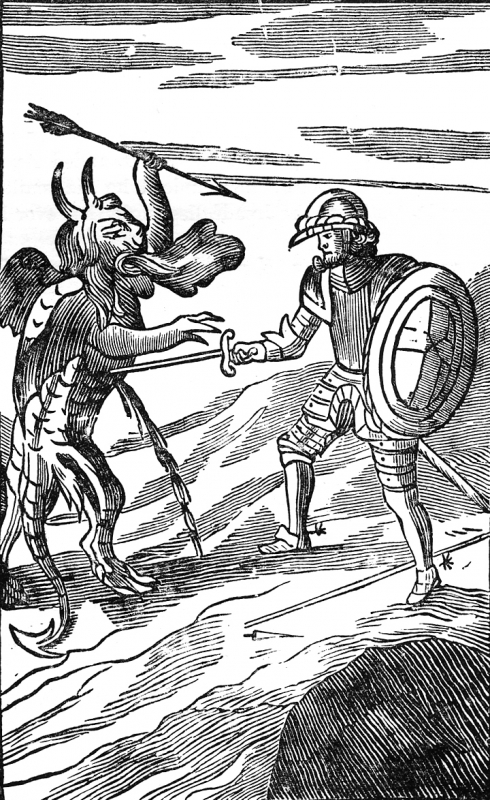 Medieval Illustration Soldier