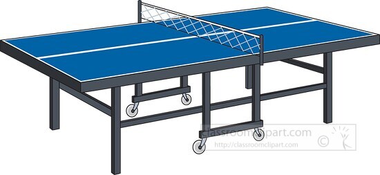 ping pong table clipart