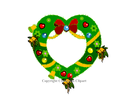 heart shaped christmas wreath with blinking lights