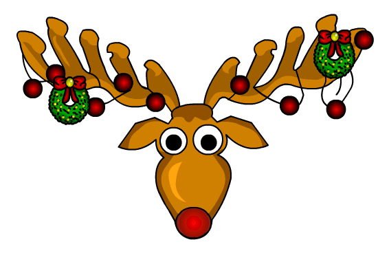 reindeer with lights animated gif